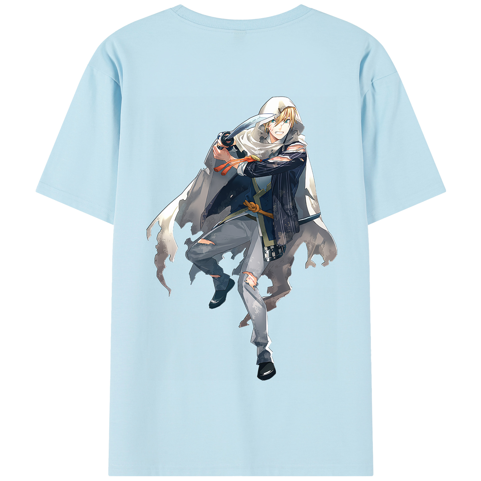 （画像用） 刀剣乱舞 Touken Ranbu 綿100％半袖Tシャツ（背面プリント）
